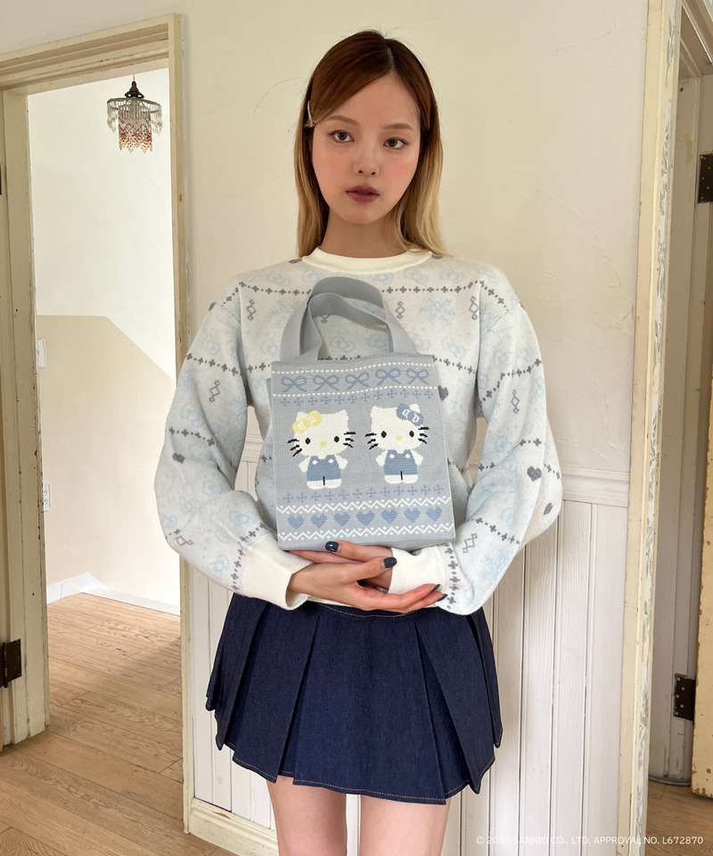 【HELLO KITTY】SNOW KNIT 詳細画像 オフホワイト 14