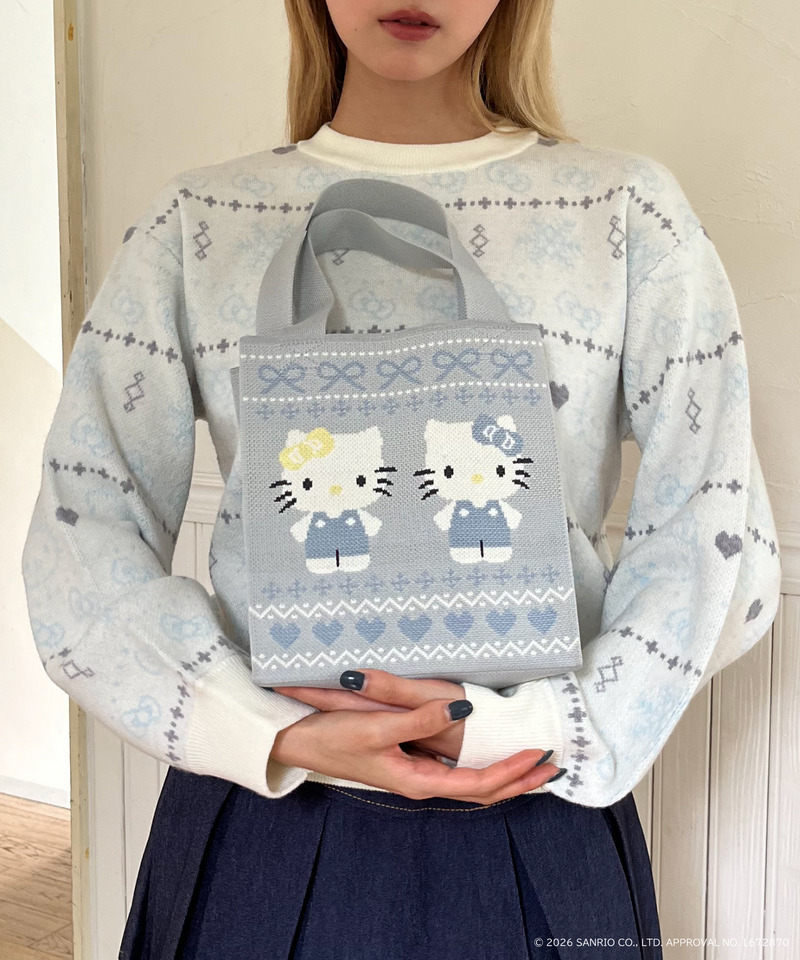 【HELLO KITTY】SNOW KNIT 詳細画像 オフホワイト 9