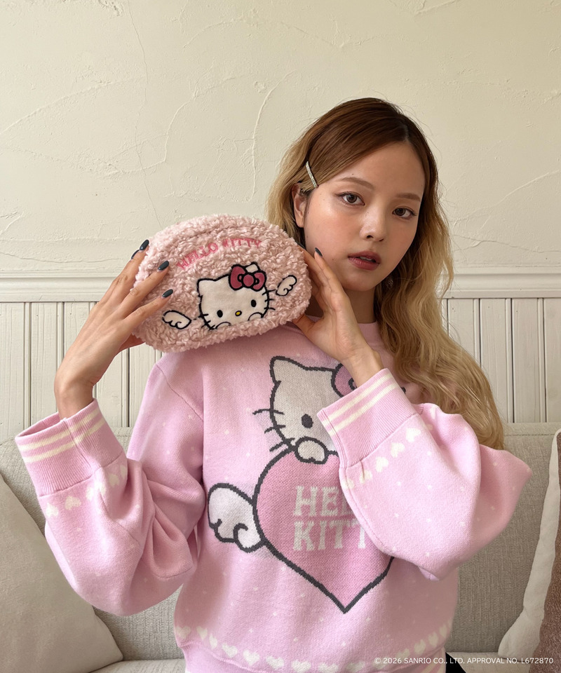 ANGEL【HELLO KITTY】WING POUCH 詳細画像 ピンク 2
