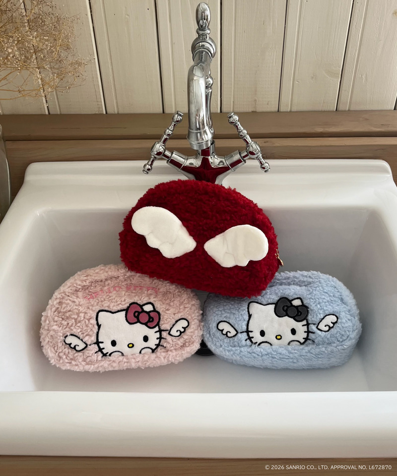 ANGEL【HELLO KITTY】WING POUCH 詳細画像 レッド 8
