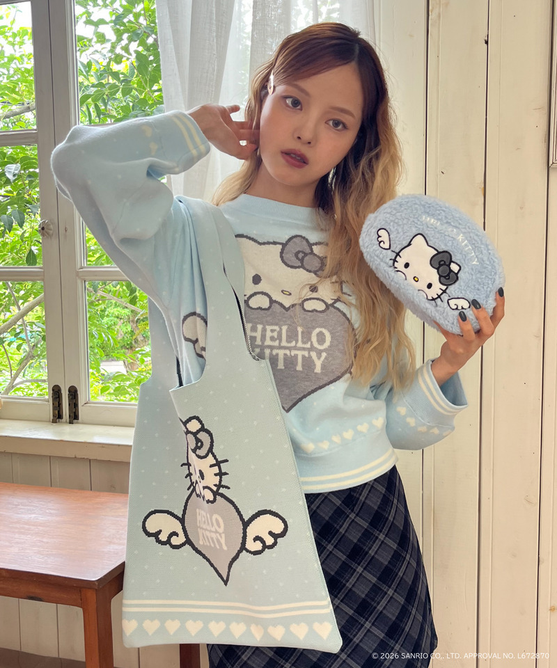 ANGEL【HELLO KITTY】WING POUCH 詳細画像 ブルー 10