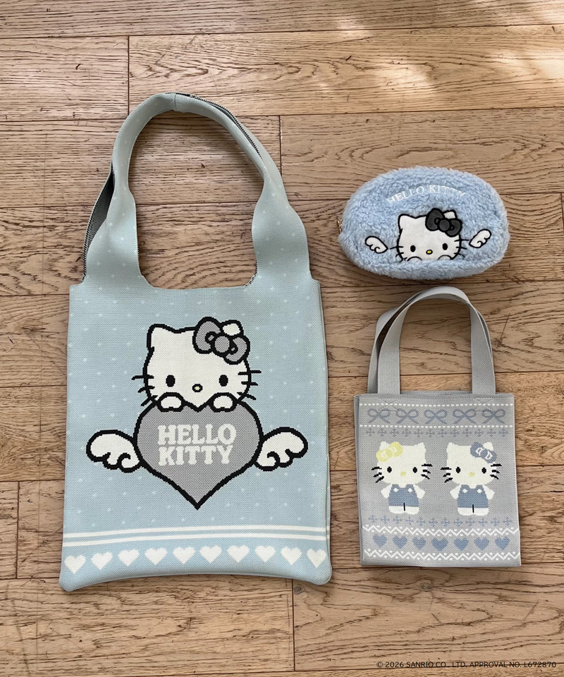ANGEL【HELLO KITTY】WING POUCH 詳細画像 ブルー 8