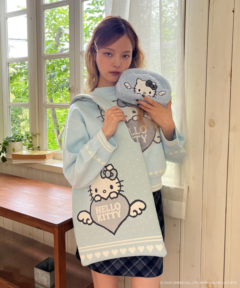 ANGEL【HELLO KITTY】WING POUCH 詳細画像 ブルー 9