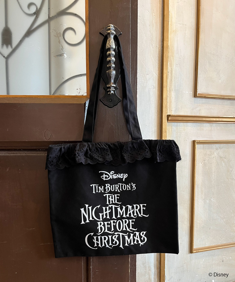 【Disney/ナイトメアー・ビフォア・クリスマス】トートバッグ 詳細画像 ブラック 12