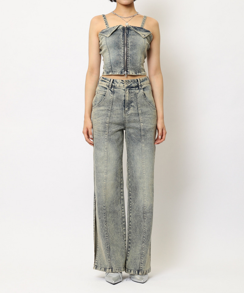 デニムビスチェセットアップ 詳細画像 デニムブルー 11