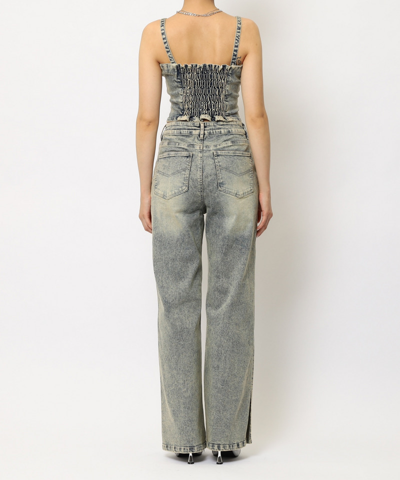 デニムビスチェセットアップ 詳細画像 デニムブルー 13