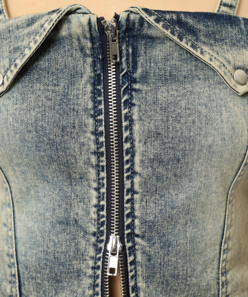 デニムビスチェセットアップ 詳細画像 デニムブルー 15