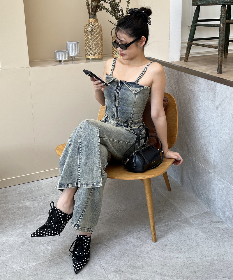 デニムビスチェセットアップ 詳細画像 デニムブルー 7