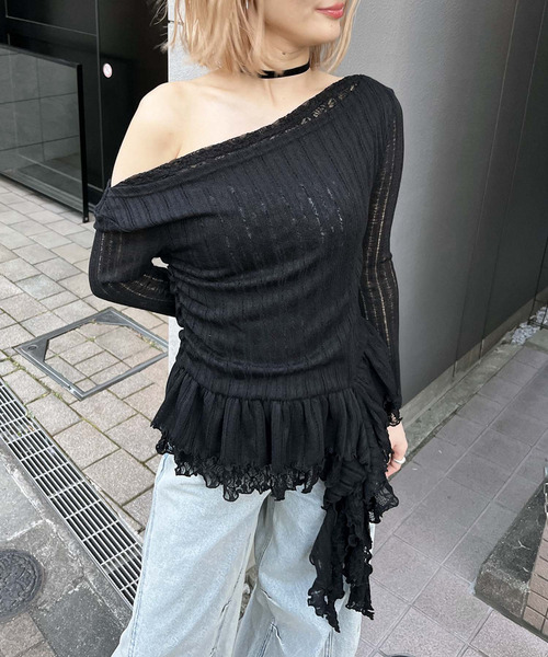 イレヘムワンショルレーストップス 詳細画像