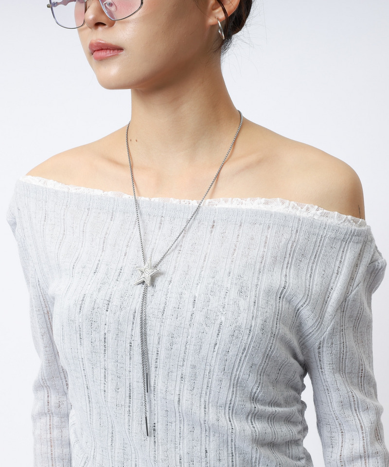 イレヘムワンショルレーストップス 詳細画像 グレー 17