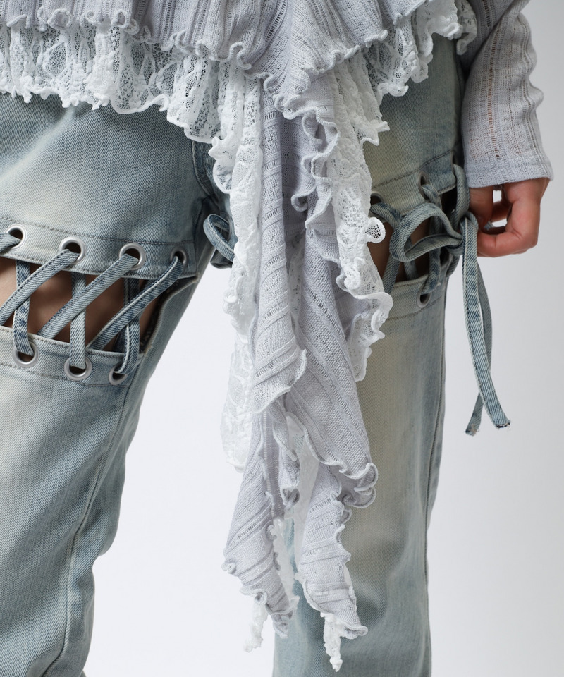 イレヘムワンショルレーストップス 詳細画像 グレー 20