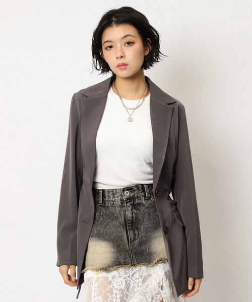 サイドレースアップジャケット 詳細画像