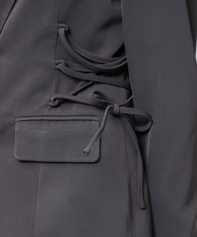 サイドレースアップジャケット 詳細画像 グレー 15