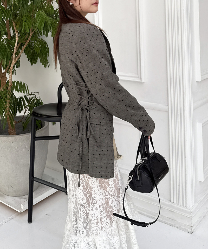 サイドレースアップジャケット 詳細画像 ドット 13