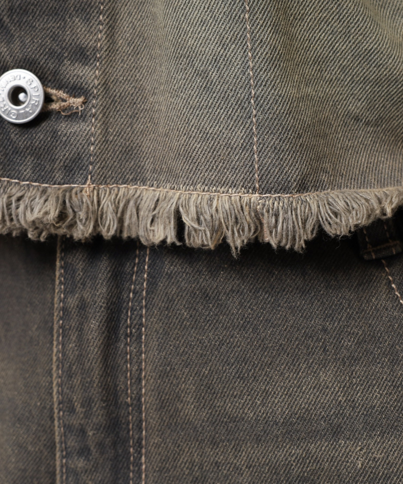 アイレットデニムジャケット 詳細画像 ブラックデニム 19