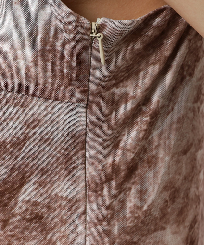 ティアードデザインイレヘムキャミワンピース 詳細画像 ブラウン 13