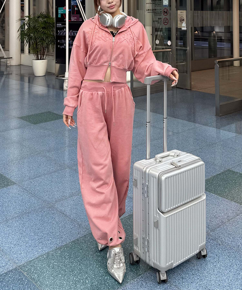 アイレットスウェットパンツ 詳細画像 ピンク 3