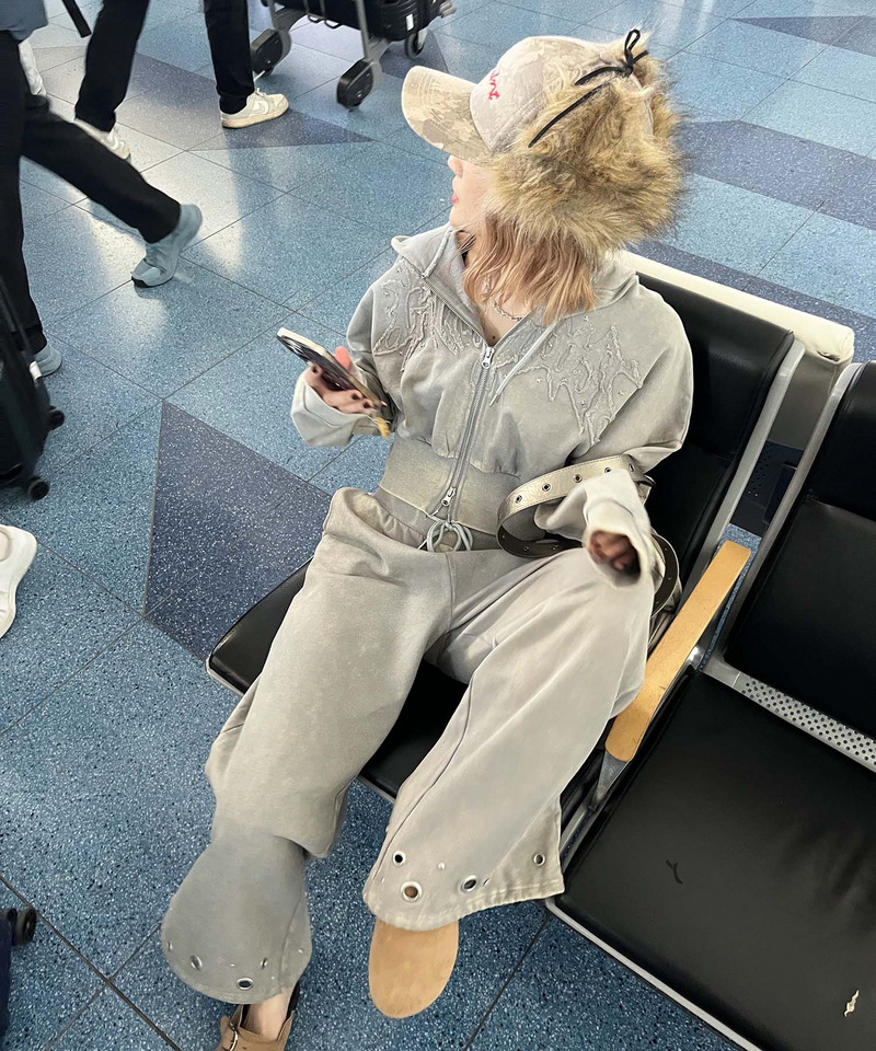 アイレットスウェットパンツ 詳細画像 グレー 3