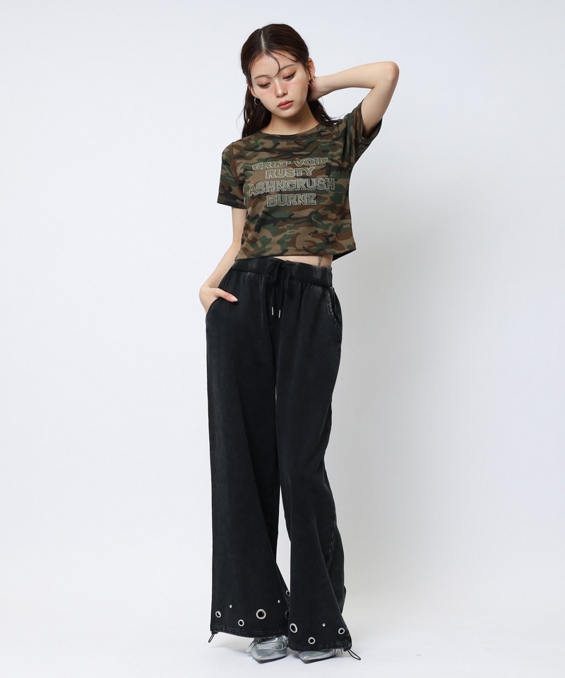 アイレットスウェットパンツ 詳細画像 ブラック 12