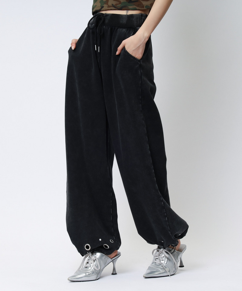 アイレットスウェットパンツ 詳細画像 ブラック 14