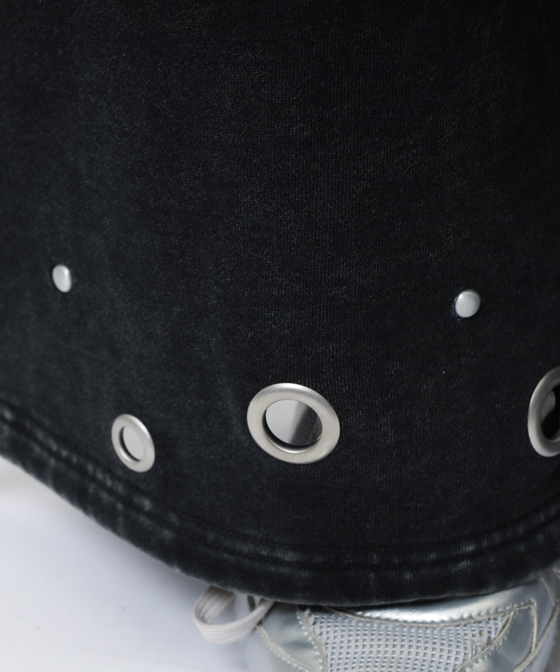 アイレットスウェットパンツ 詳細画像 ブラック 21