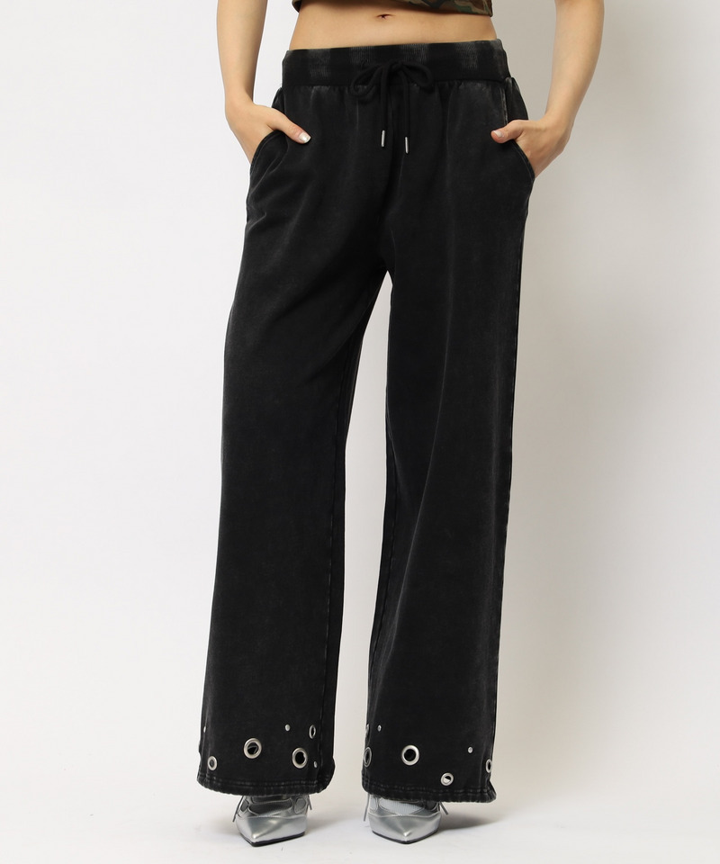 アイレットスウェットパンツ 詳細画像 ブラック 26