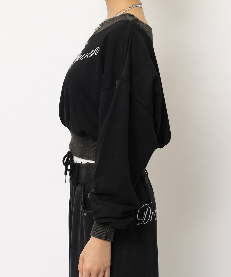 ロゴ刺しゅうワンショルダートップス 詳細画像 ブラック 23