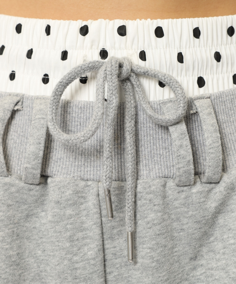 ウエストデザインバックロゴ刺しゅうパンツ 詳細画像 グレー 22