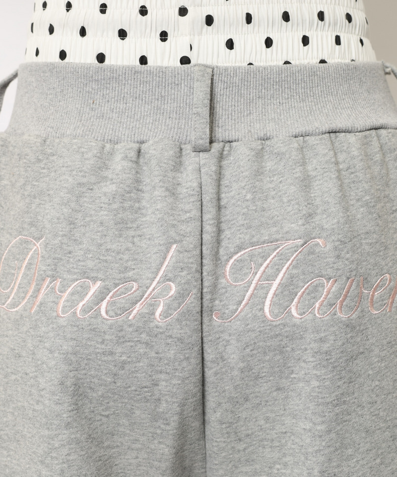 ウエストデザインバックロゴ刺しゅうパンツ 詳細画像 グレー 25