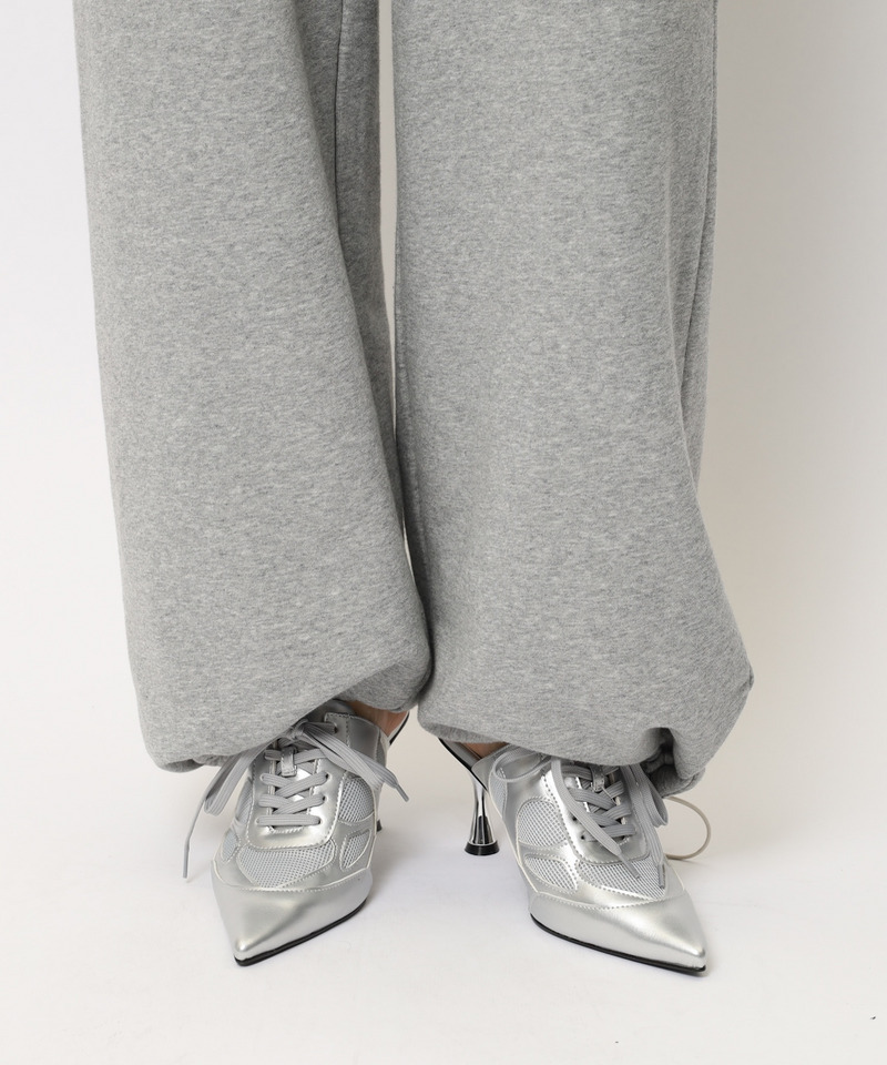 ウエストデザインバックロゴ刺しゅうパンツ 詳細画像 グレー 27
