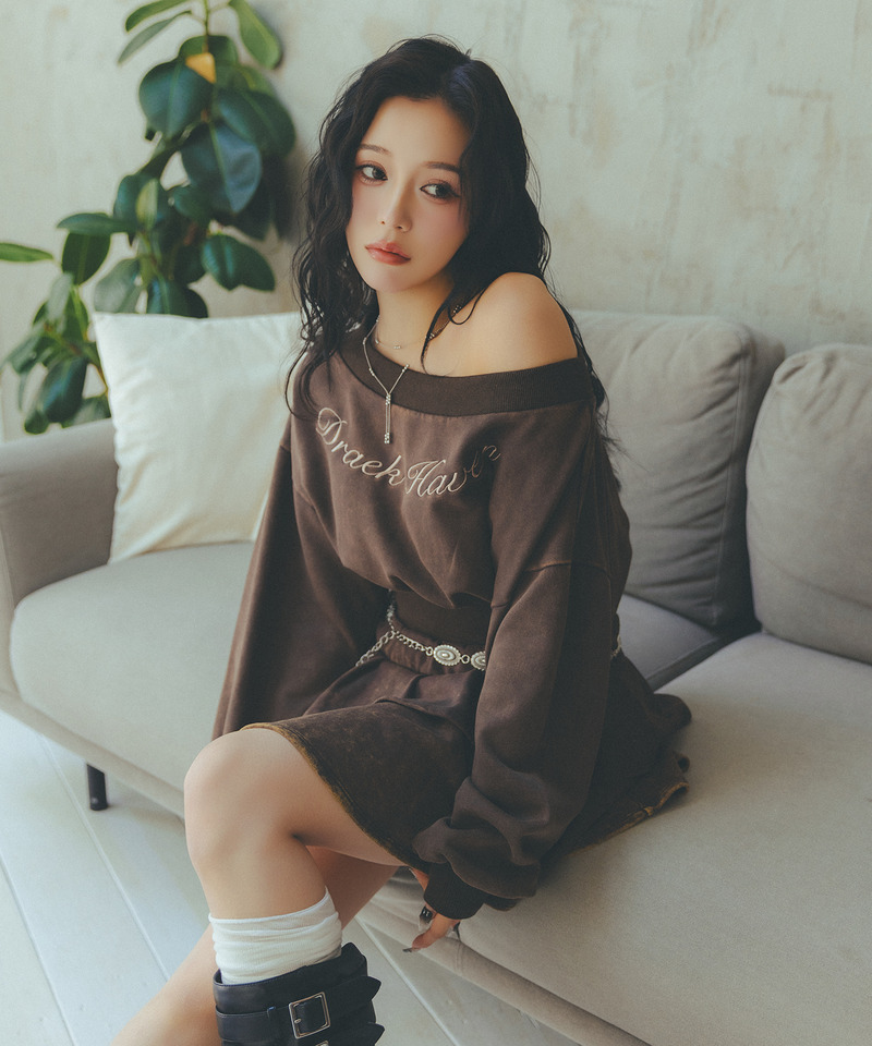 ティアードミニスカート 詳細画像 ブラウン 12