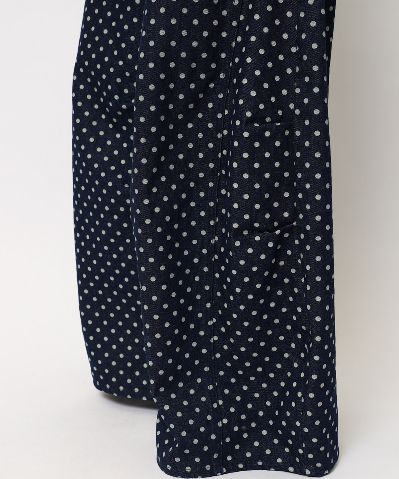 ドット柄バレルレッグパンツ 詳細画像 ドット 23