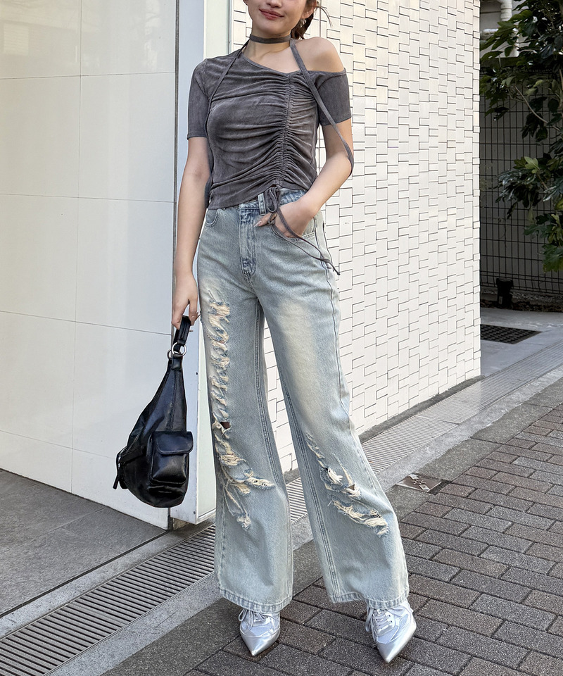 Mynaradox Avenデニムパンツ 詳細画像 デニムブルー 12