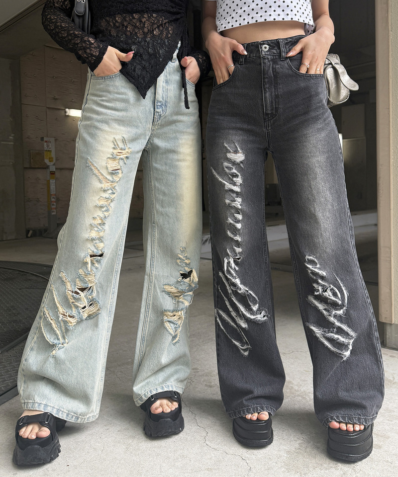 Mynaradox Avenデニムパンツ 詳細画像 デニムブルー 13