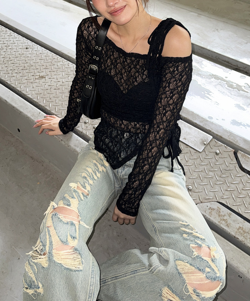 Mynaradox Avenデニムパンツ 詳細画像 デニムブルー 3