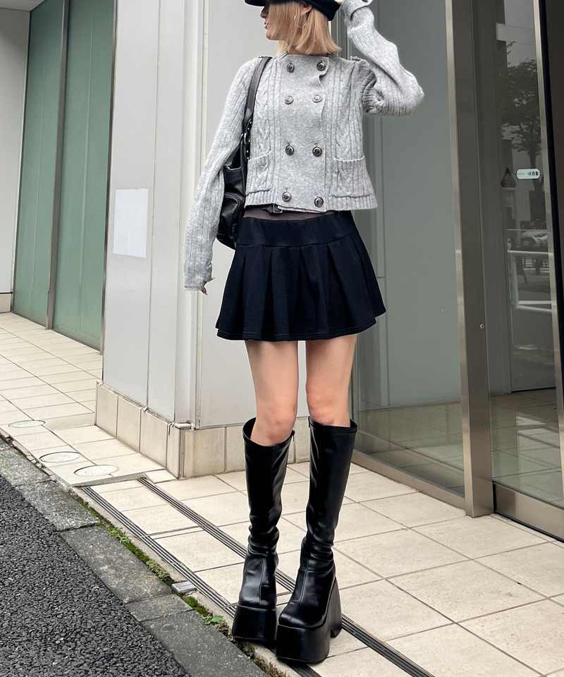 ナポレオンニットトップス 詳細画像 グレー 8