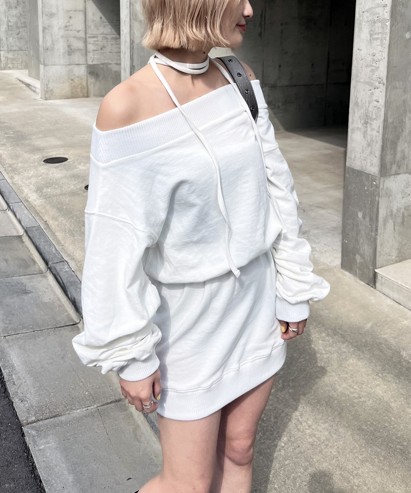 ピグメントオフショルワンピース 詳細画像 オフホワイト 2