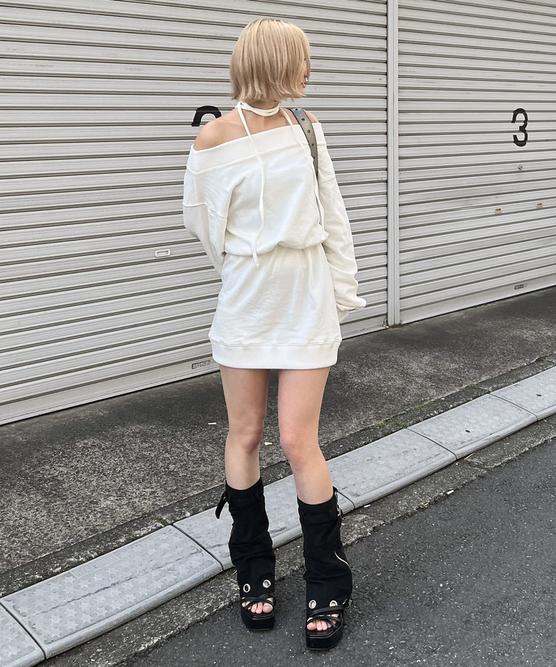 ピグメントオフショルワンピース 詳細画像 オフホワイト 3