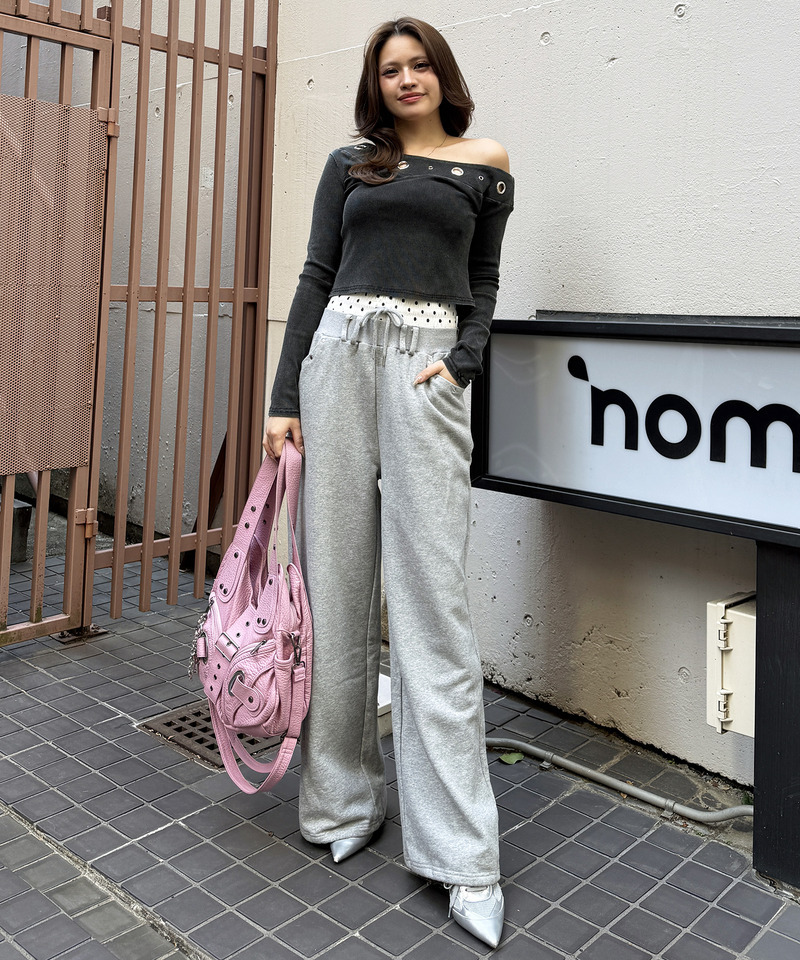 アイレットワンショルトップス 詳細画像 ブラック 6