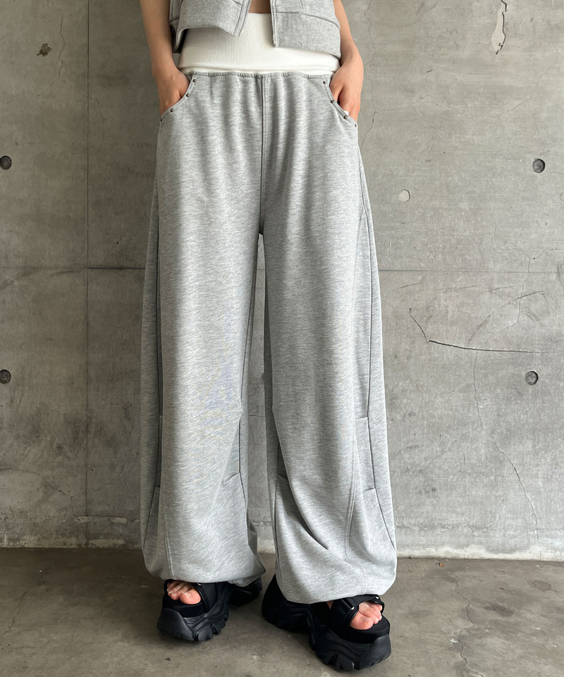 接触冷感】ダブルウエストスウェットパンツ｜SPIRALGIRL スパイラル