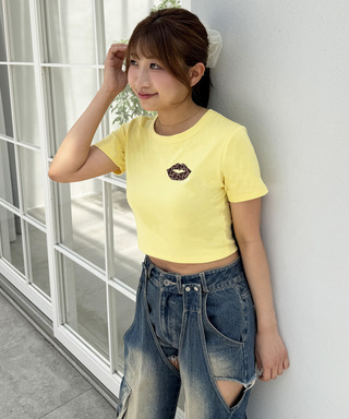【SPIRAL LIP】マイクロミニＴシャツ