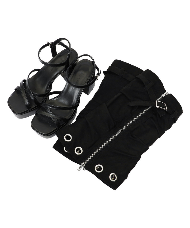 2WAY厚底サンダルカバーブーツ 詳細画像 ブラック 18