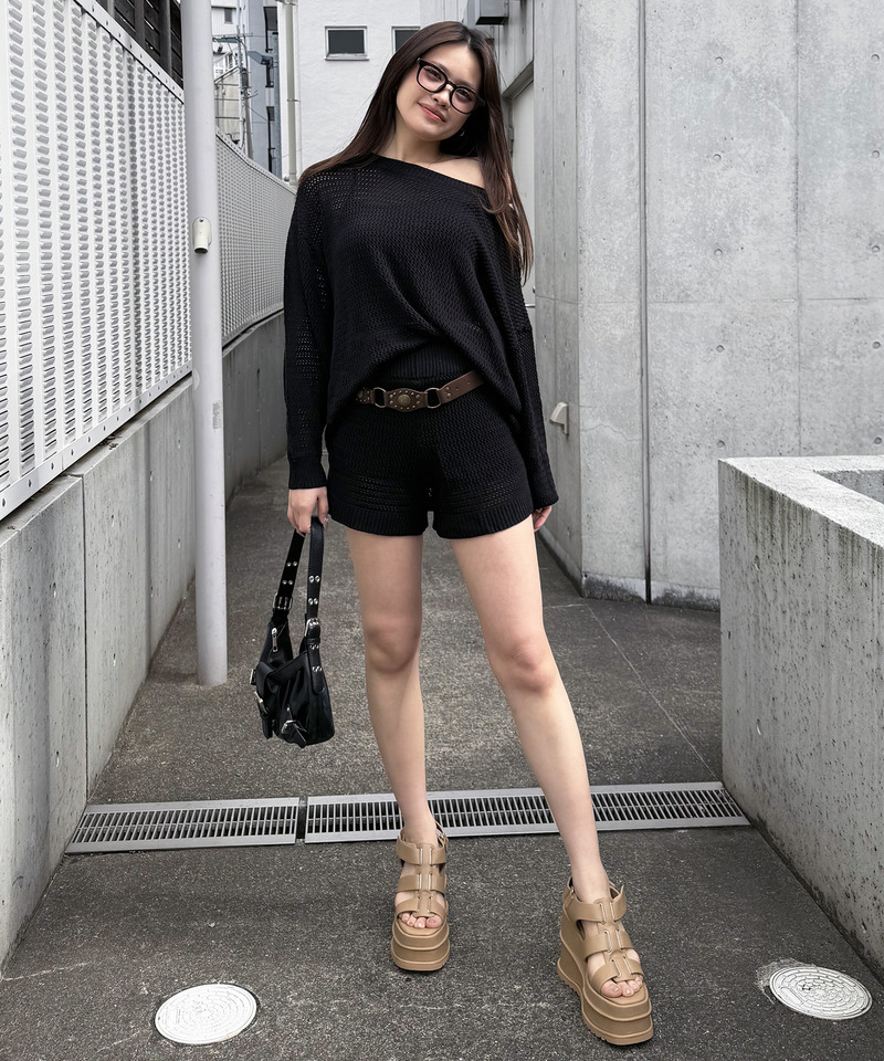 ベルトデザイン厚底サンダル 詳細画像 ブラウン 7