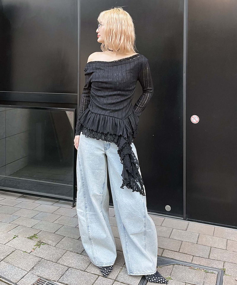 ポインテッドスニーカーミュール 詳細画像 ドット 10