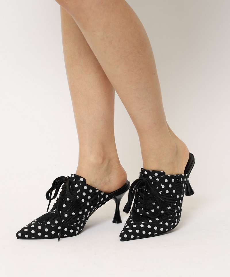 ポインテッドスニーカーミュール 詳細画像 ドット 17