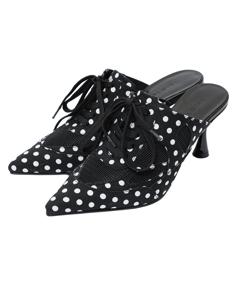 ポインテッドスニーカーミュール 詳細画像 ドット 18