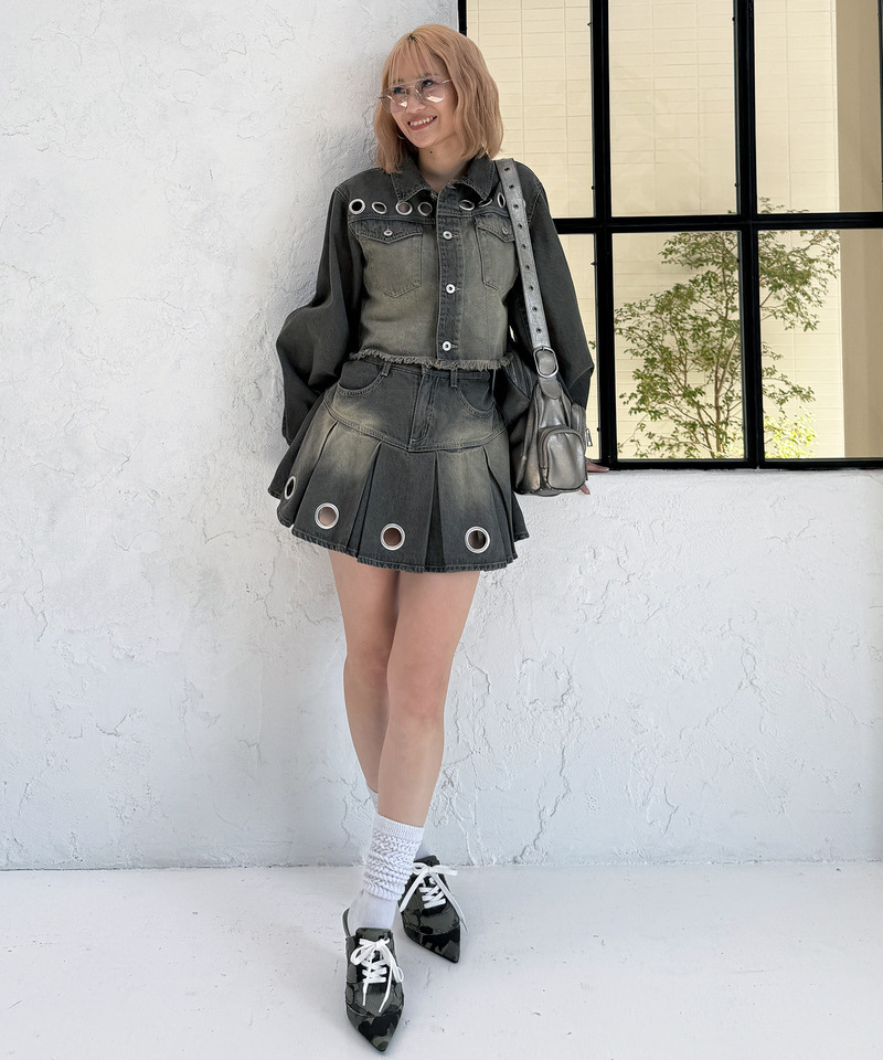 ポインテッドスニーカーミュール 詳細画像 カーキ系 4