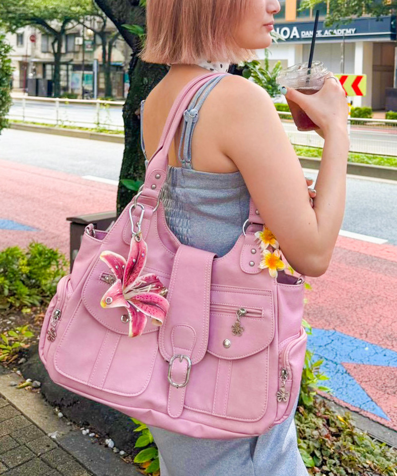 【SPIRAL WASH】ポケットBAG 詳細画像 ピンク 5