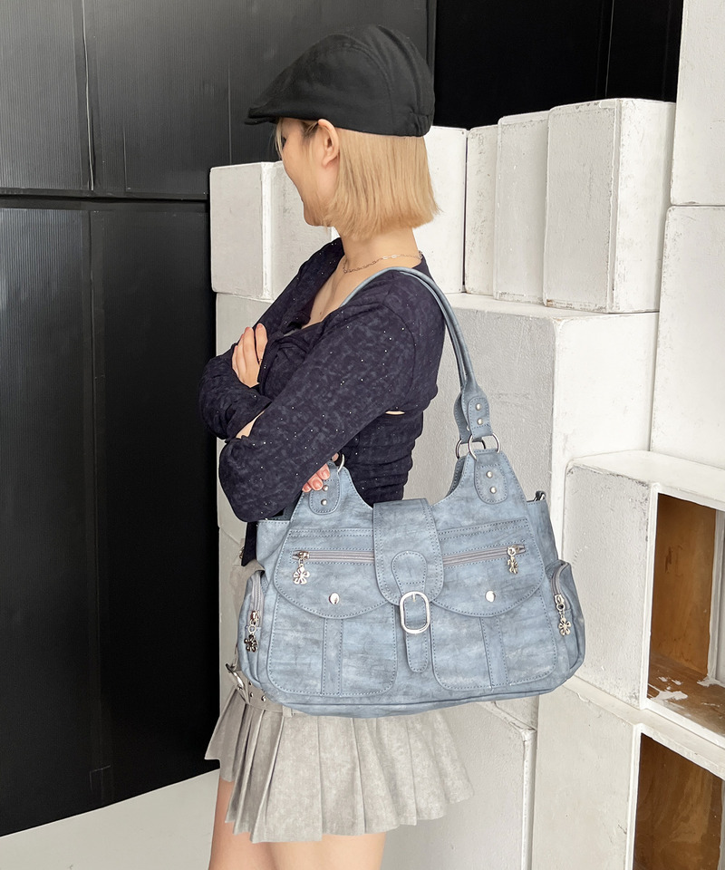 【SPIRAL WASH】ポケットBAG 詳細画像 ブルー 2