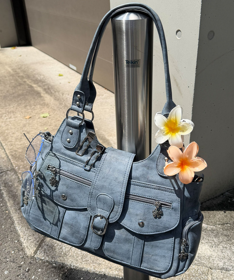 【SPIRAL WASH】ポケットBAG 詳細画像 ブルー 5